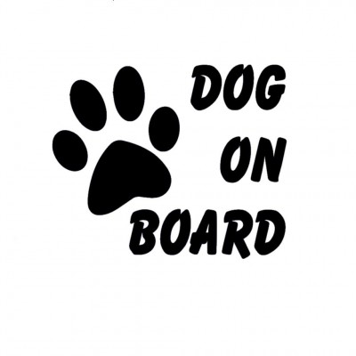 Dogs On Board Paw 